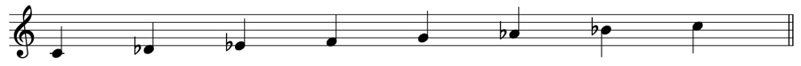 フリギア旋法　移高　移旋　教会旋法　対位法　音楽理論
