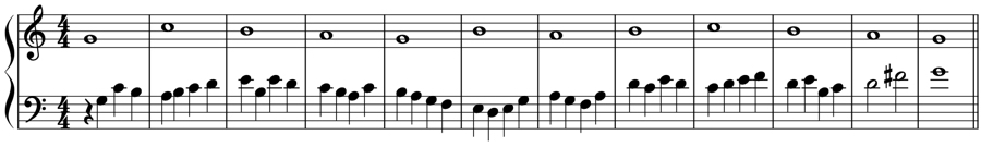 1:1　1:2　1:4　シンコペーション　定旋律　対旋律　対位法　音楽理論