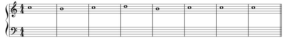 ソプラノ課題　和音　和声法　音楽理論