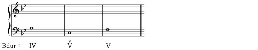 ドッペルドミナンテ 借用和音　準固有和音　属調　属和音　V度のV度　和声法　音楽理論